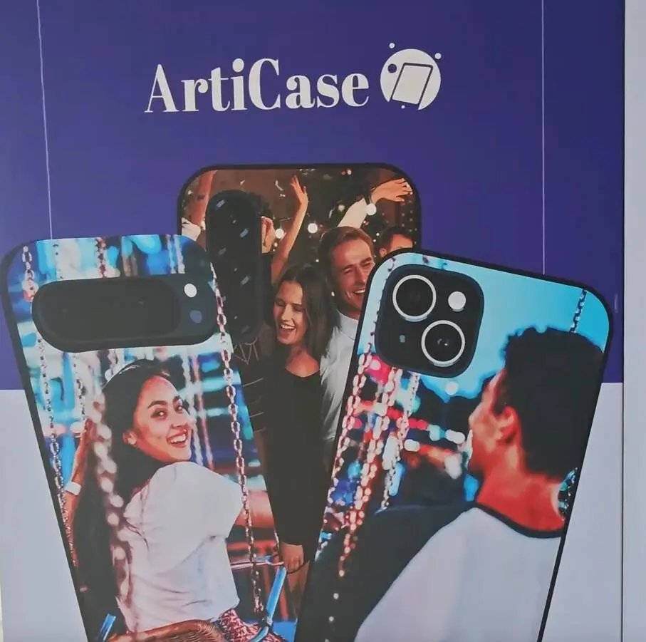 TheArtiCase telefoonhoesje printer op een evenement